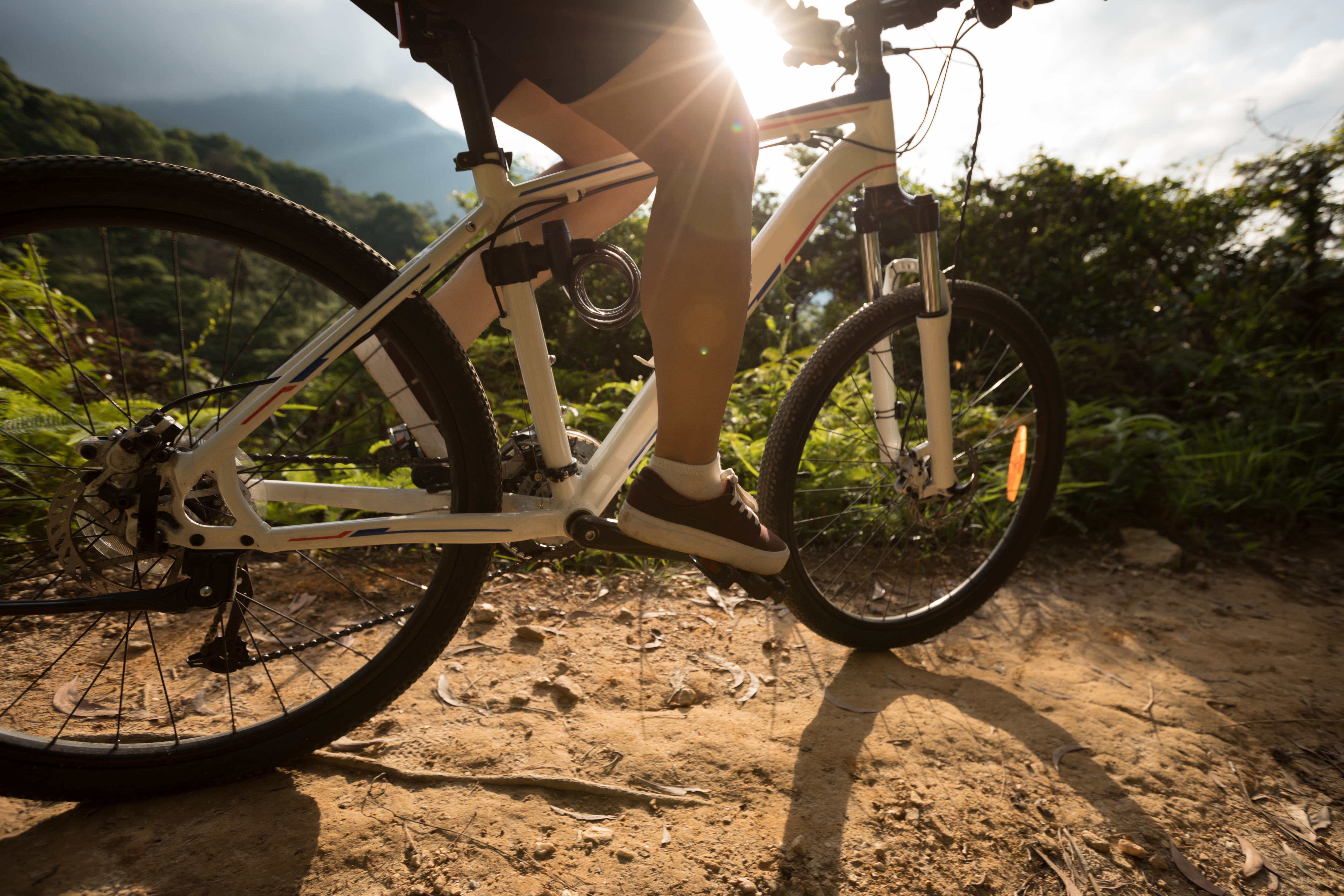 Fahrradfahren in den Bergen